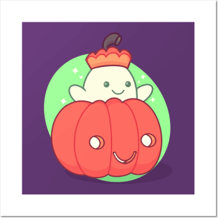 Pumpkin Ghost Posters and Art